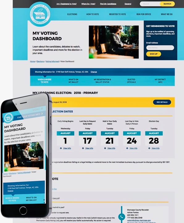 Image of Voter Dashboard